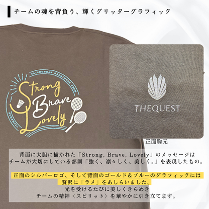 【THEQUEST】チームスピリット ラメTシャツ
