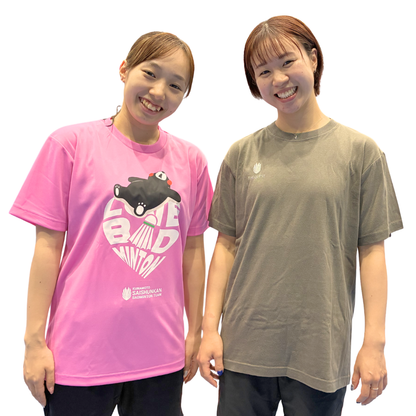 ハートTシャツくまモンver.（ピンク）