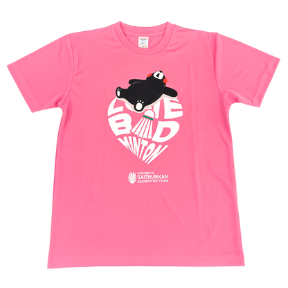 ハートTシャツくまモンver.（ピンク）