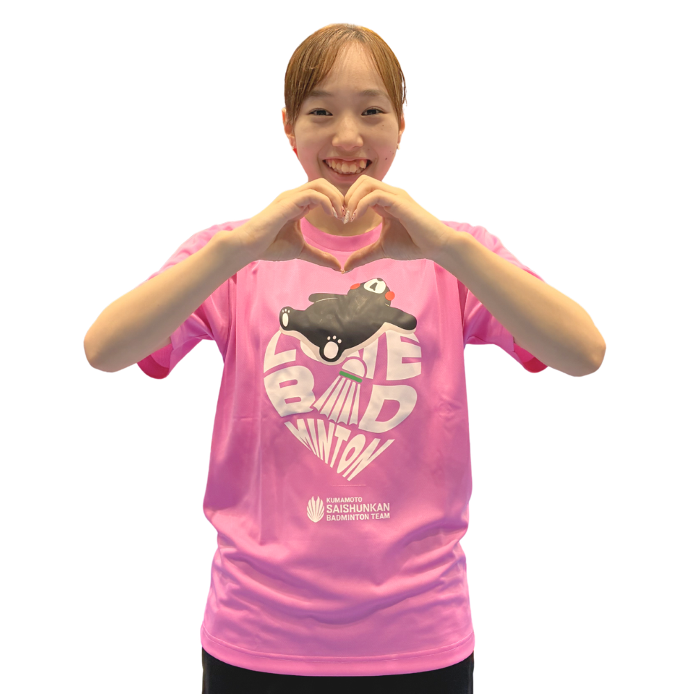 ハートTシャツくまモンver.（ピンク）