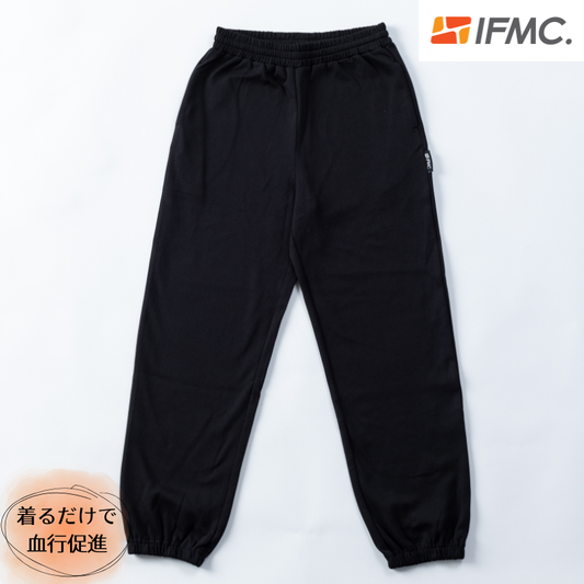 【イフミック加工パフォーマンスウェア】スウェットパンツ(ブラック)