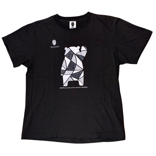 【THEQUEST】ブロッキング・ブラック ラメTシャツ