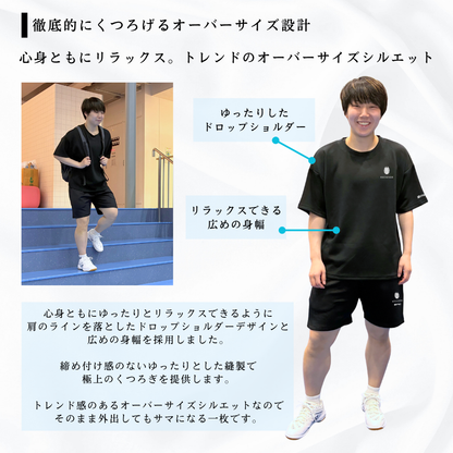 【REGAINER】イフミック加工パフォーマンスウェア パジャマスウェットTシャツ