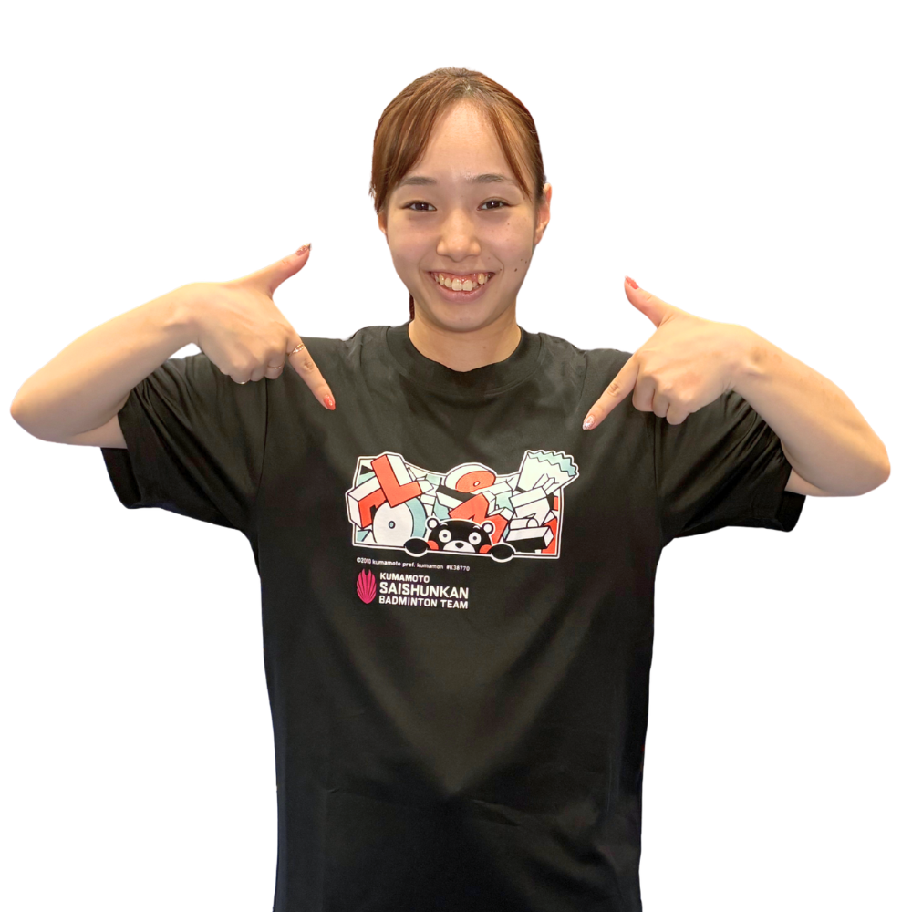 彈出式LOVEMINTON T恤 熊本熊版