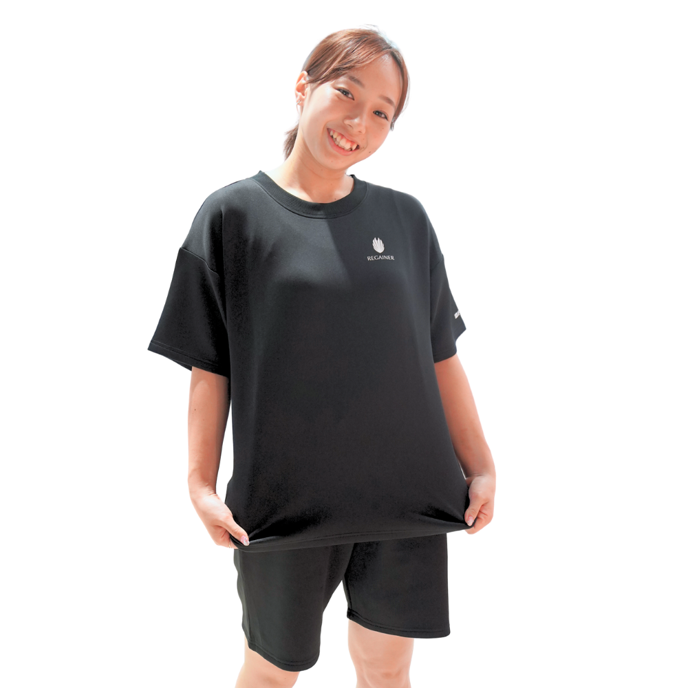 【REGAINER】イフミック加工パフォーマンスウェア パジャマスウェットTシャツ