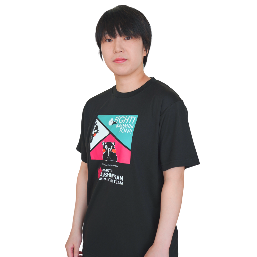 カラーブロックTシャツくまモンver.