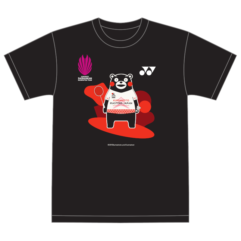 熊本マスターズジャパン2024 ロゴTシャツ（ブラック）